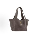 SAINT LAURENT YSL Le 5 A 7 BEA copper metal accessories Tote bag Tote bag Shopping bag Handbag Handbag Women\'s style grey